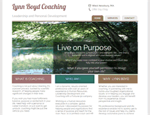 Tablet Screenshot of lboydcoaching.com
